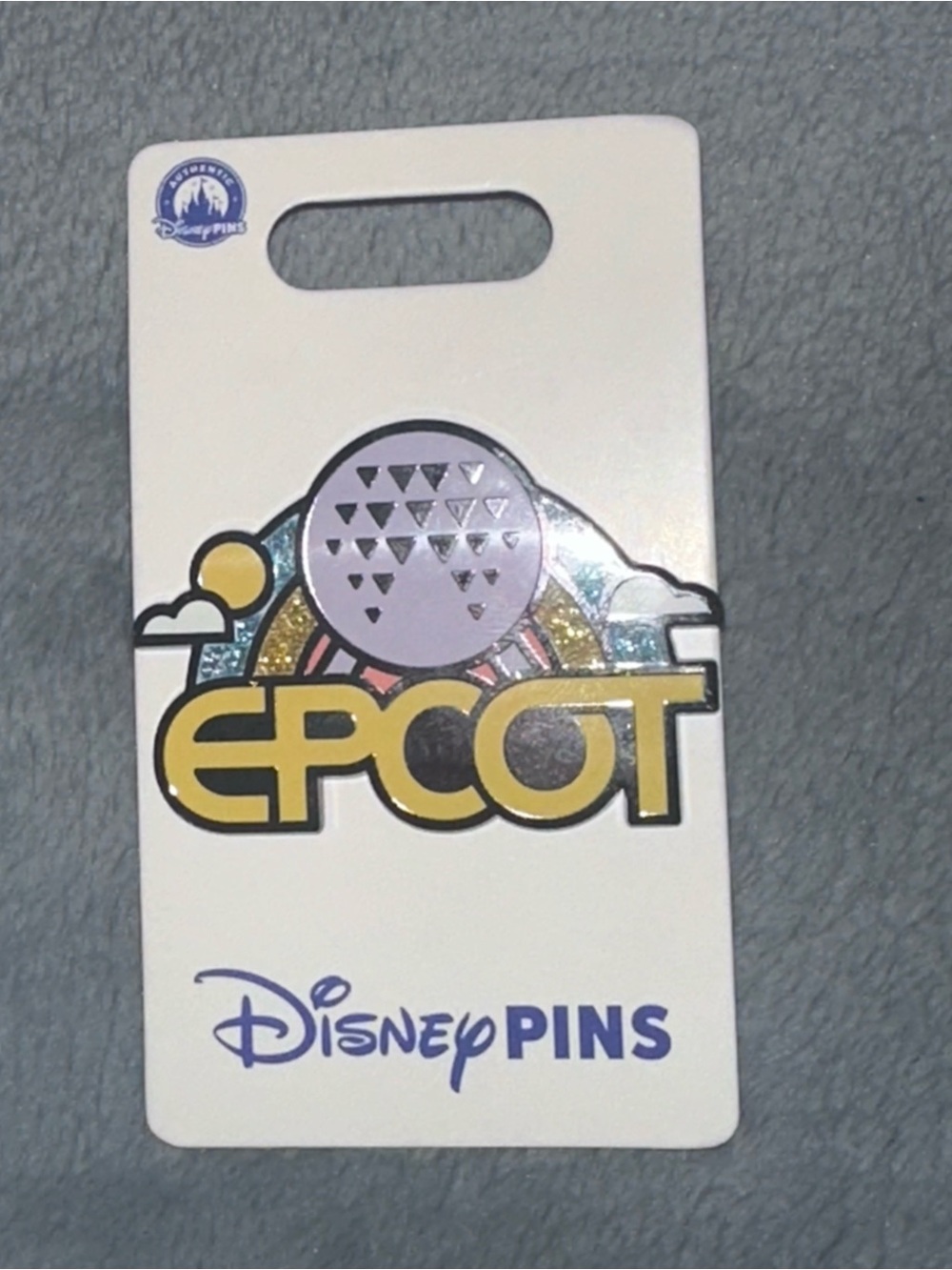 Disney Parks 2026 WDW Epcot Rainbow Glitter pin